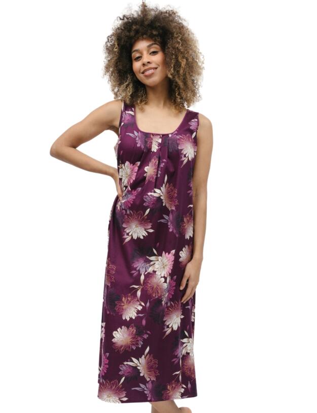 Cyberjammies Eve Nightdress Magenta Floral Top