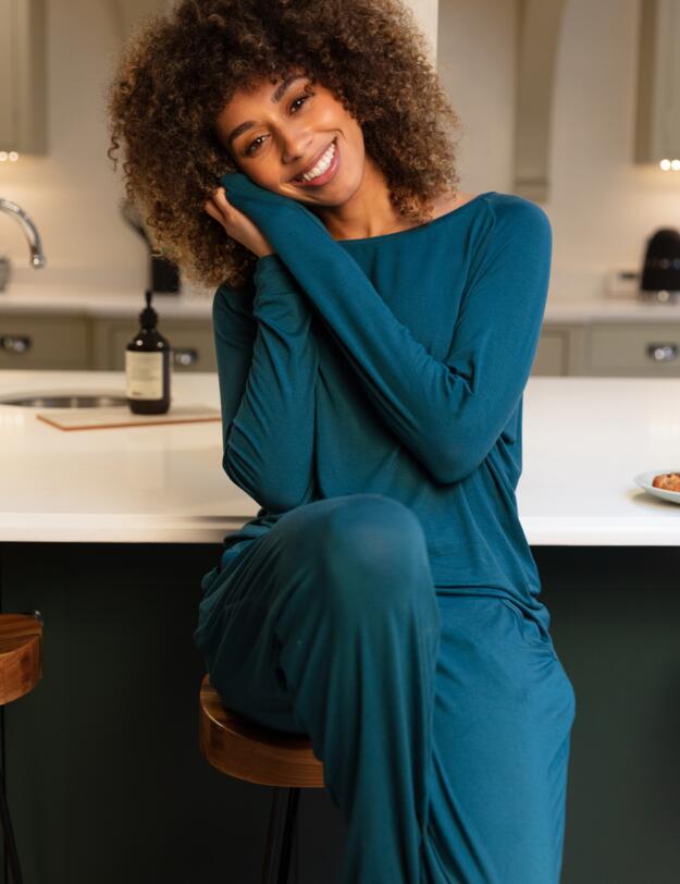 Cyberjammies Maple Jersey Pants Teal 
