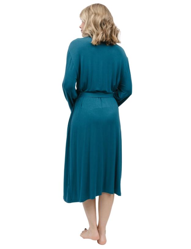 Cyberjammies Maple Jersey Dressing Gown Teal