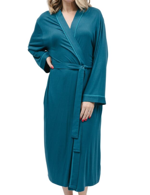 Cyberjammies Maple Jersey Dressing Gown Teal