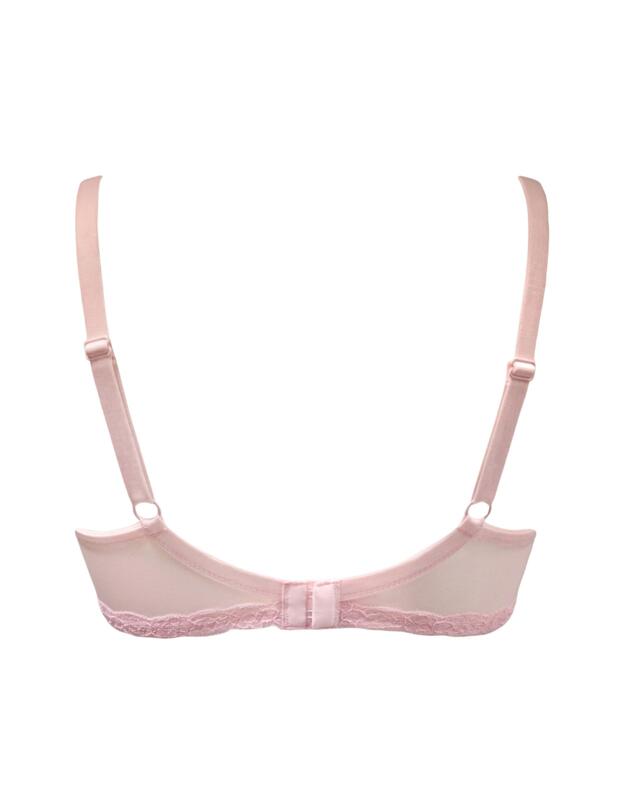 Pour Moi Luxe Linear Lightly Padded Bra Soft Pink