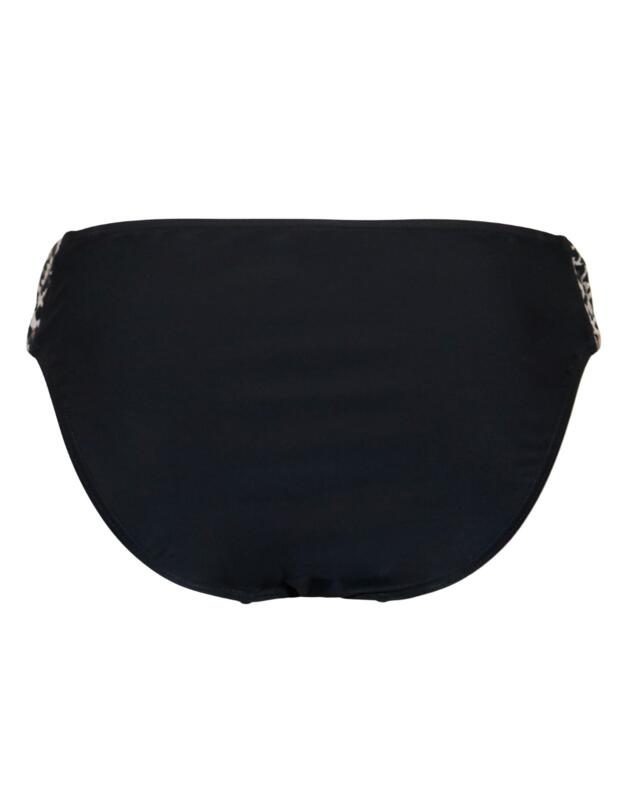 Pour Moi Wild High Leg Bikini Brief Black/Leopard 