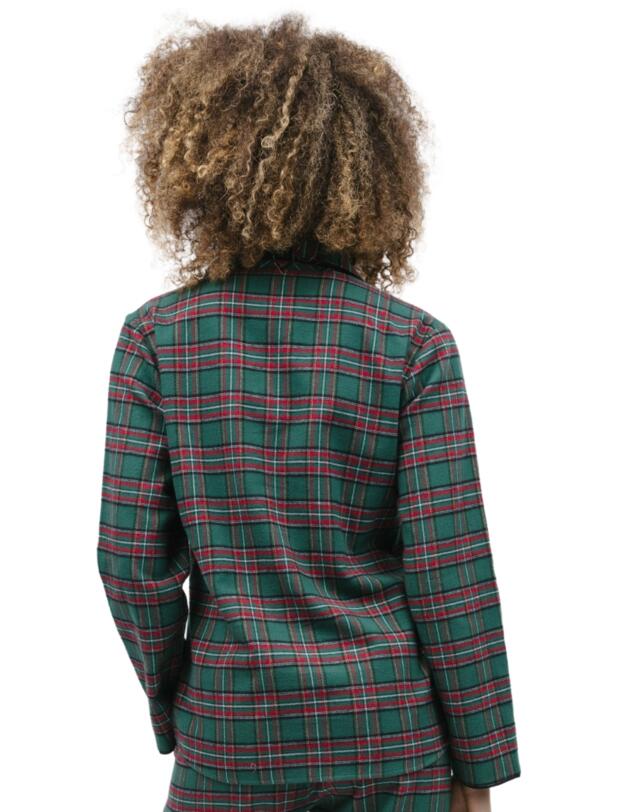 Cyberjammies Whistler Pyjama Top Green Check