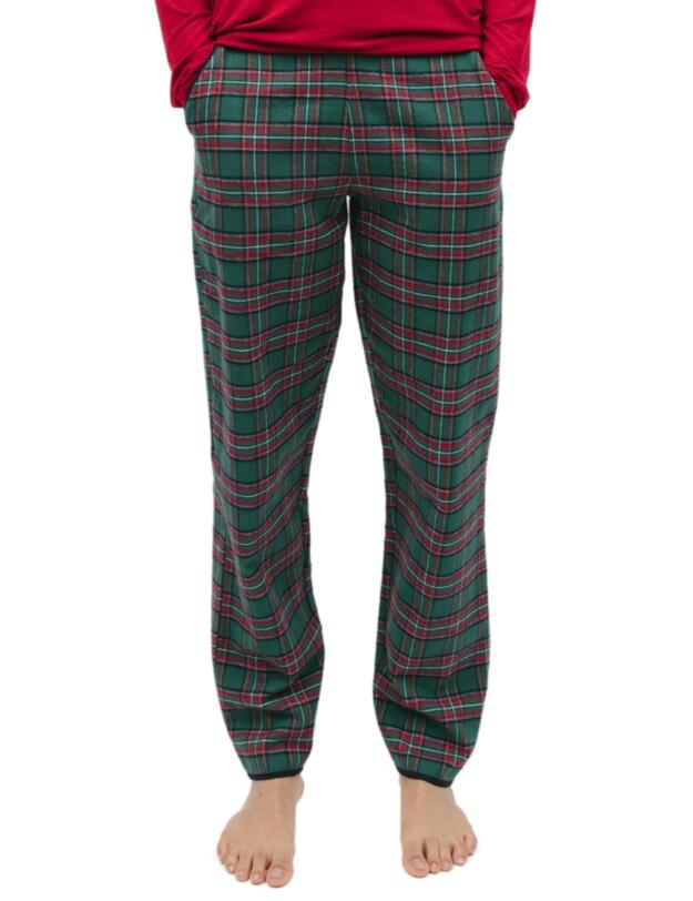 Cyberjammies Whistler Pyjama Bottoms Green Check