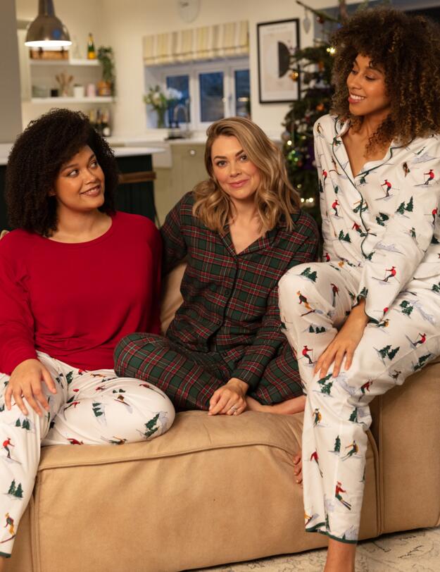 Cyberjammies Whistler Pyjama Bottoms Green Check