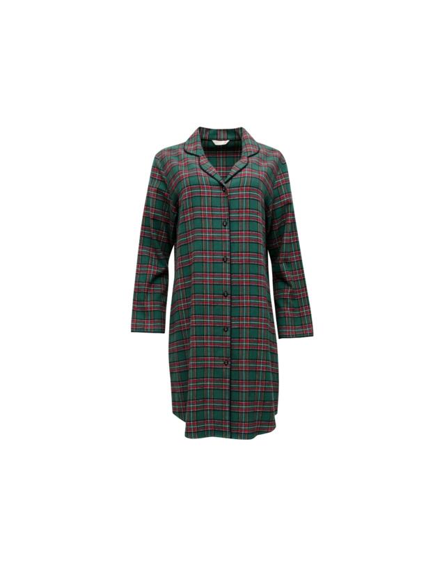 Cyberjammies Whistler Nightshirt Green Check 