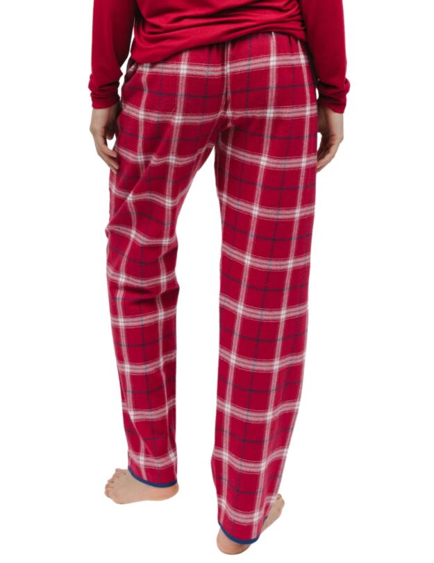 Cyberjammies Noel Pyjama Pants Red Check