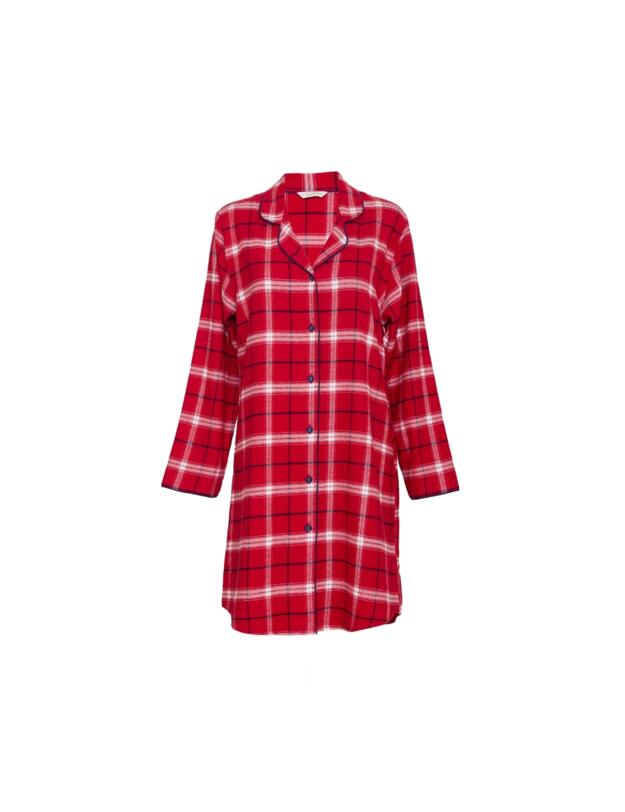 Cyberjammies Noel Nightshirt Red Check
