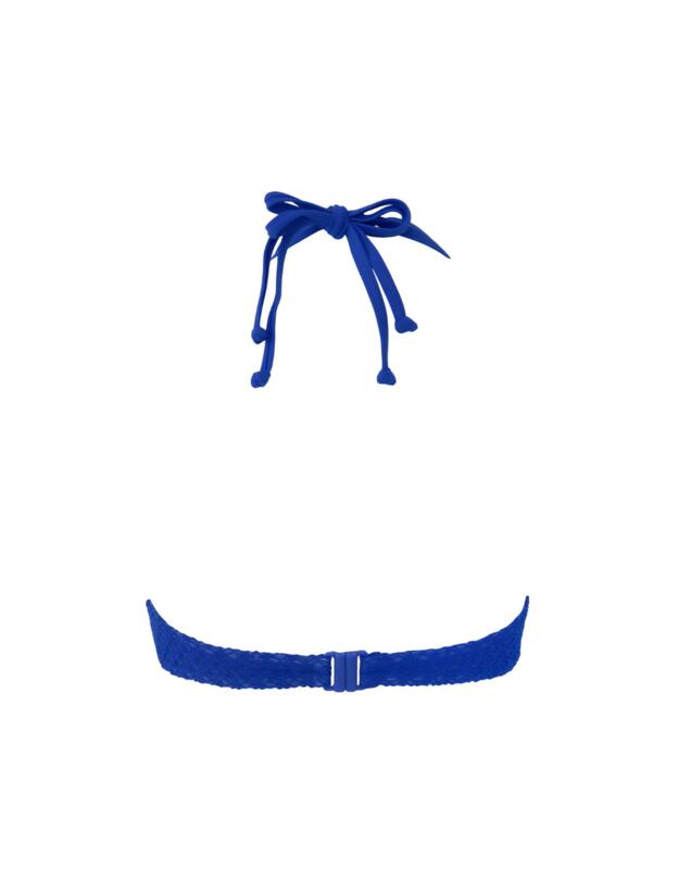 Pour Moi Sahara Padded Halter Bikini Top Ultramarine 
