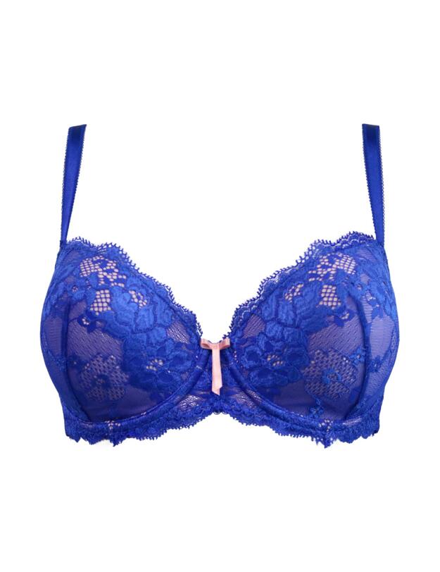 Pour Moi Amour Padded Bra Cobalt/Blush