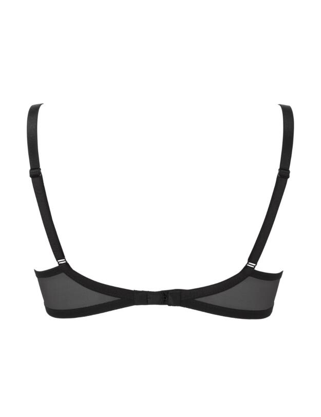 Gossard Contradiction Balcony Bra Black/Silver