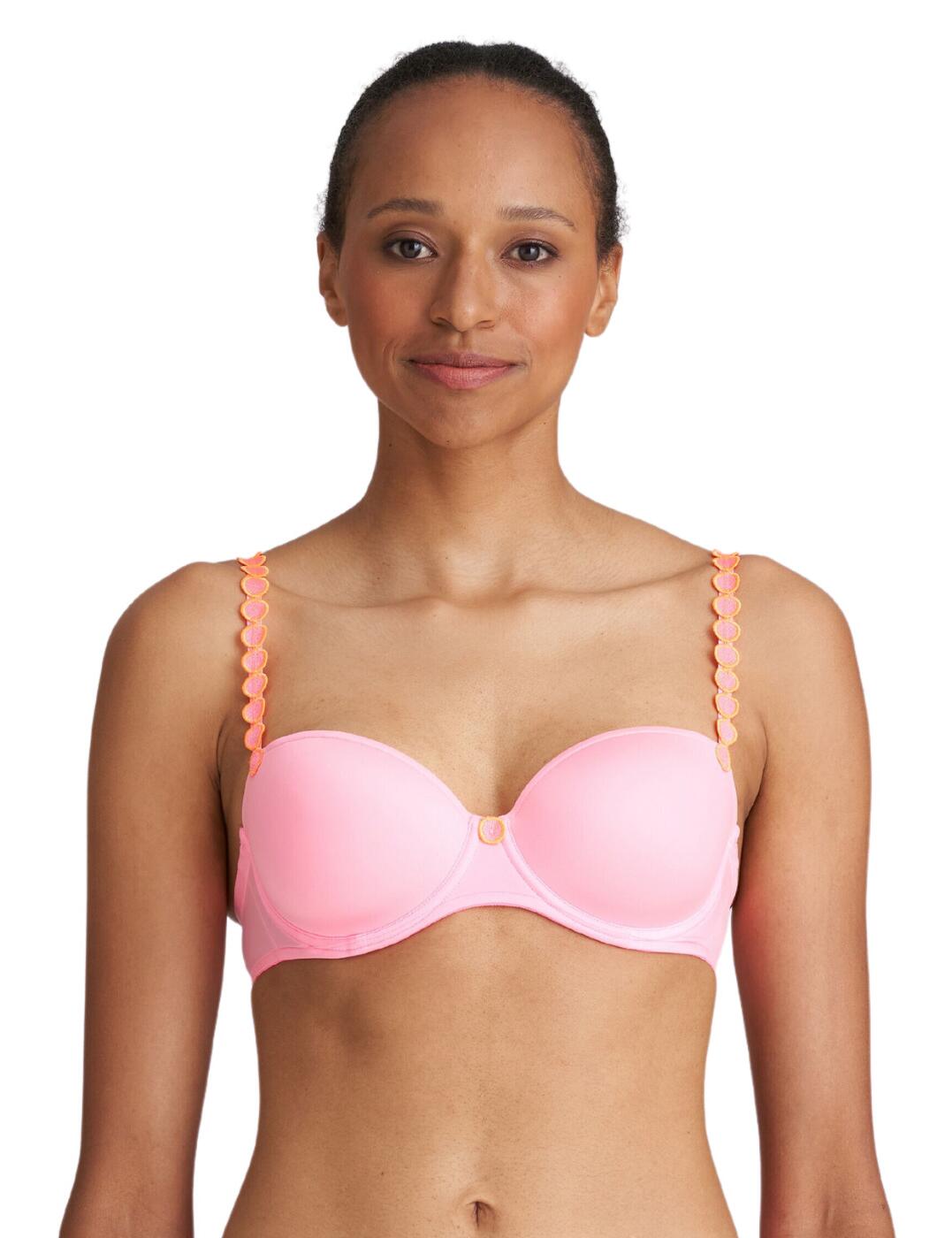 Marie Jo Padded Balcony Bra Happy Pink