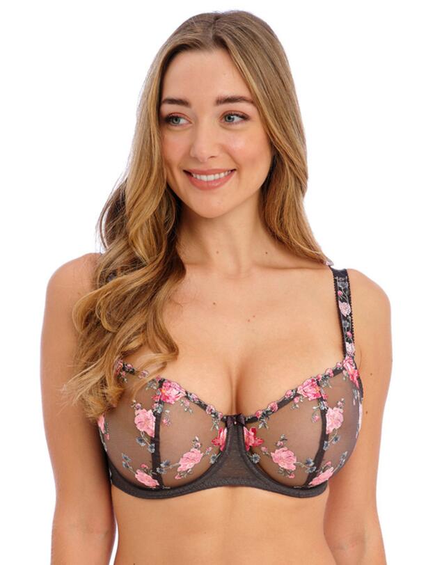 Fantasie Adrienne Balconette Bra Charcoal Bloom