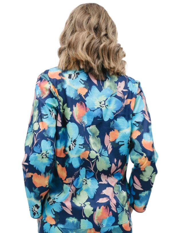 Cyberjammies Bea Pyjama Top Blue Floral