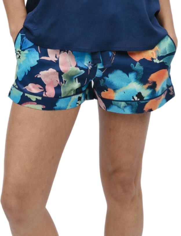 Cyberjammies Bea Pyjama Shorts Blue Floral