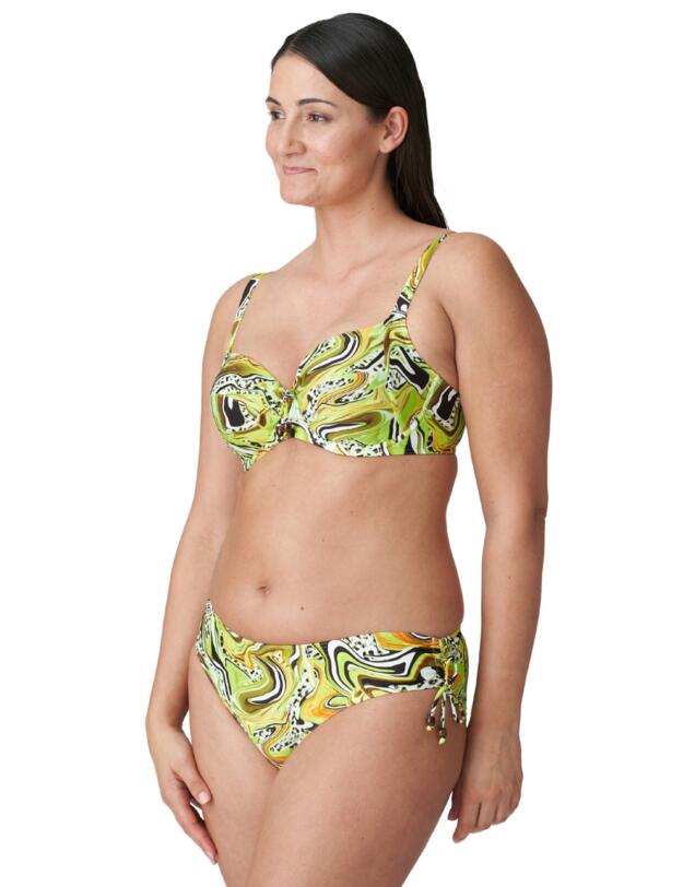 Prima Donna Jaguarau Full Cup Bikini Top Lime Swirl