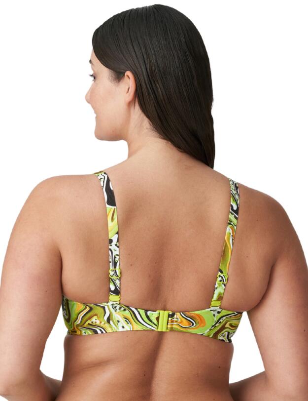 Prima Donna Jaguarau Full Cup Bikini Top Lime Swirl