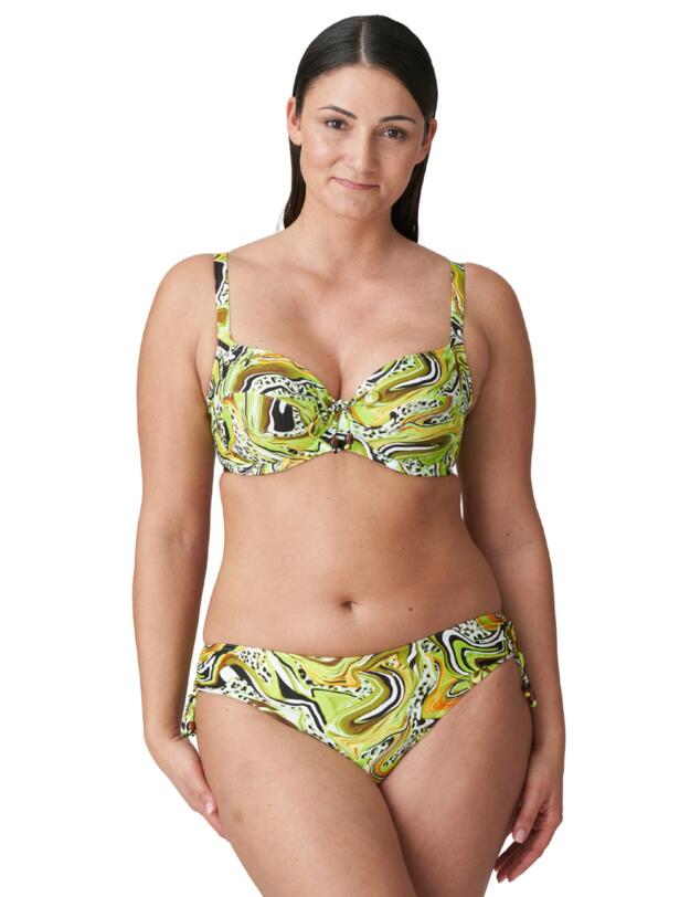 Prima Donna Jaguarau Full Cup Bikini Top Lime Swirl