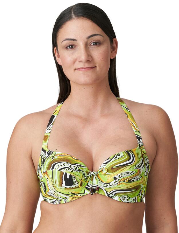 Prima Donna Jaguarau Full Cup Bikini Top Lime Swirl