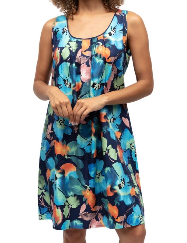 Cyberjammies Bea Short Nightdress Blue Floral