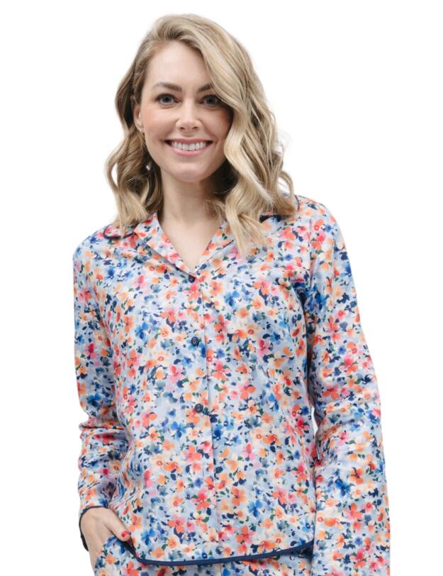 9740 Cyberjammies Bea Pyjama Top - 9740 Ditsy Floral