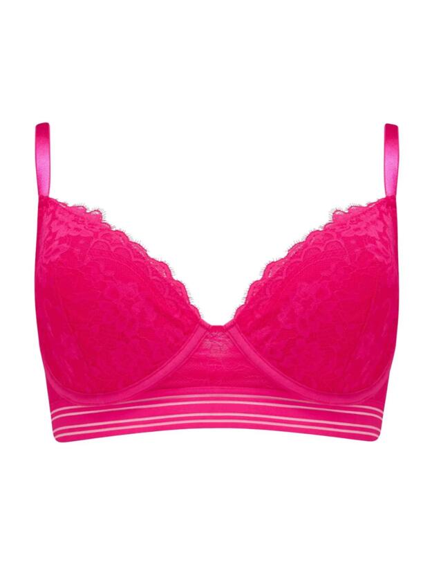 Pour Moi Revolution Underwired Bra Hot Pink 