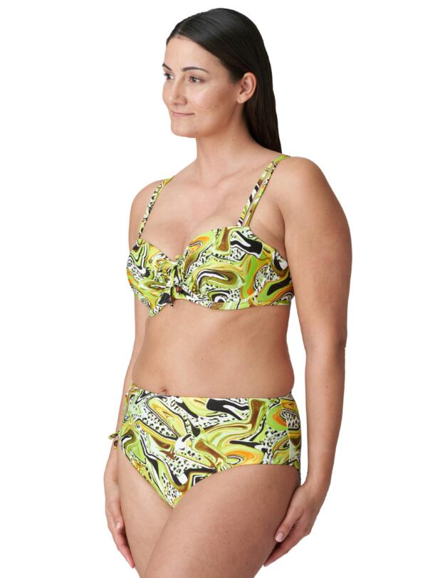 Prima Donna Jaguarau Bikini Full Briefs Lime Swirl