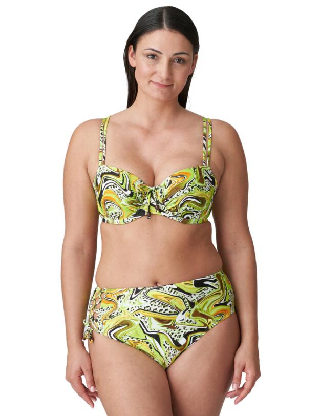 Prima Donna Jaguarau Bikini Full Briefs Lime Swirl