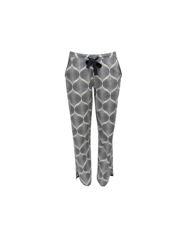 Cyberjammies Nicole Pyjama Bottoms Cream Geo Print