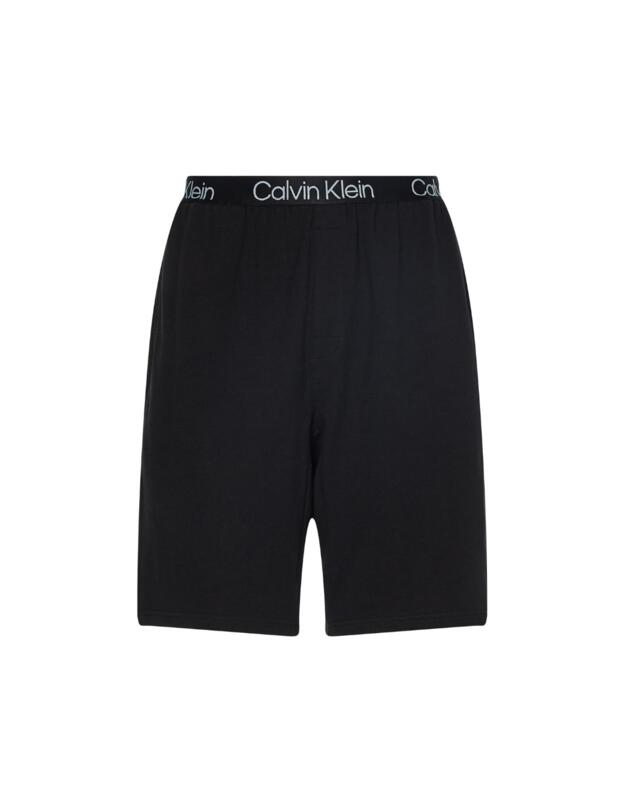 Calvin Klein Mens Modern Structure Sleep Shorts Black 