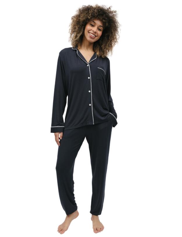 Cyberjammies Nicole Pyjama Top Charcoal