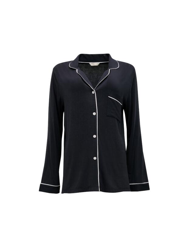 Cyberjammies Nicole Pyjama Top Charcoal