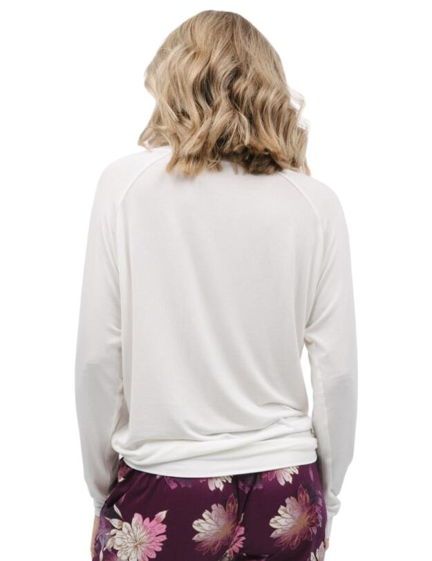 Cyberjammies Nicole Jersey Pyjama Top Winter White