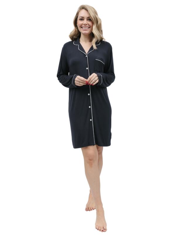 Cyberjammies Nicole Nightshirt Charcoal