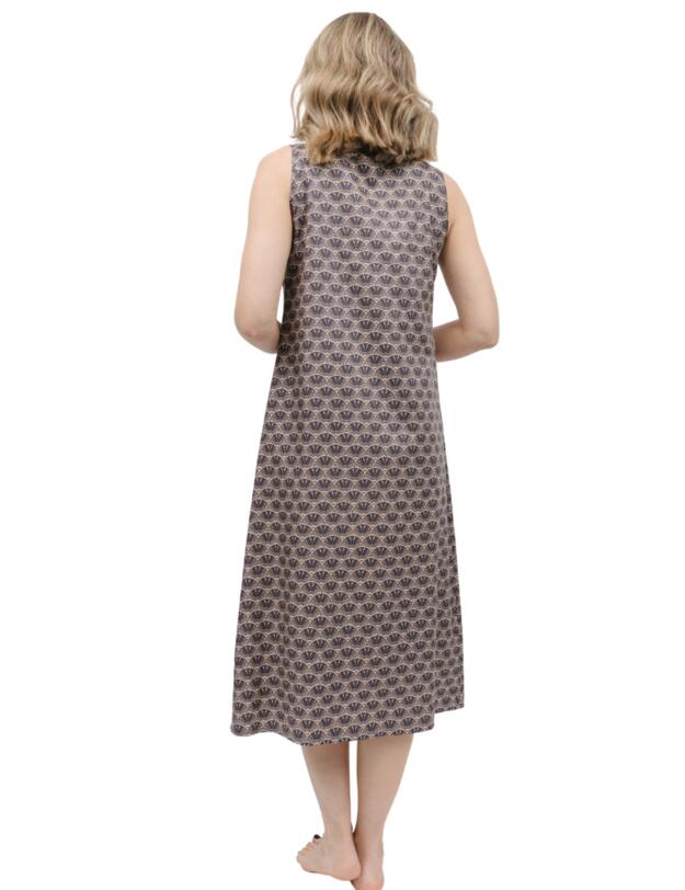 Cyberjammies Lana Nightdress Brown Geo Print