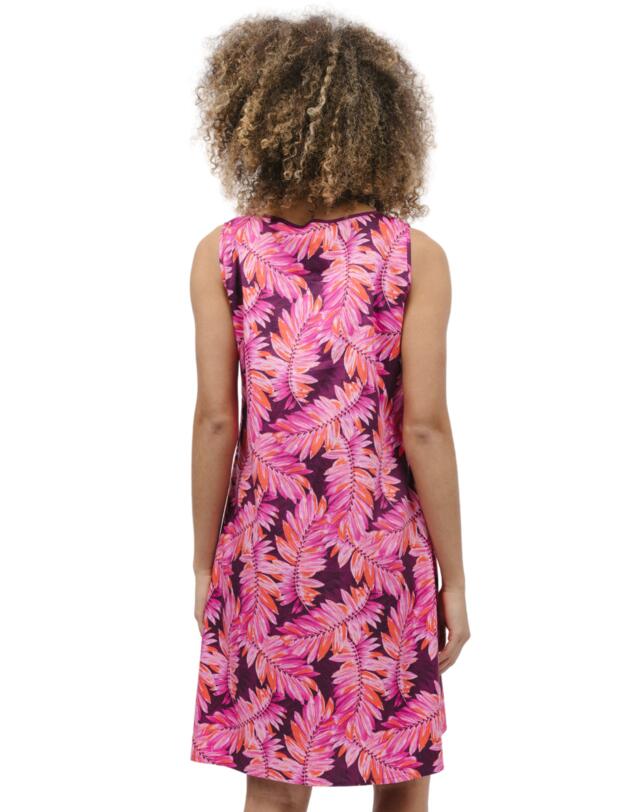 Cyberjammies Carina Chemise Magenta Palm Leaf Print