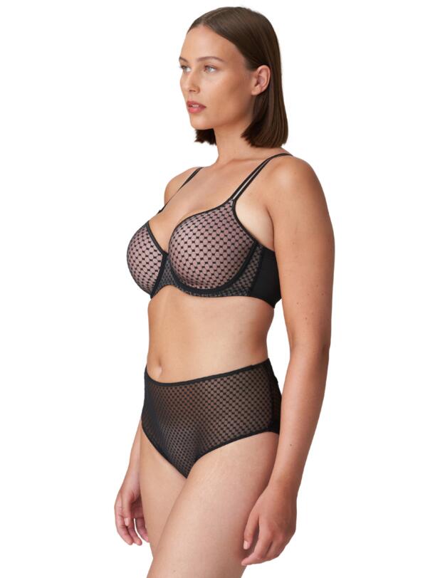 Prima Donna Twist Glass Beach Padded Heartshape Bra Black