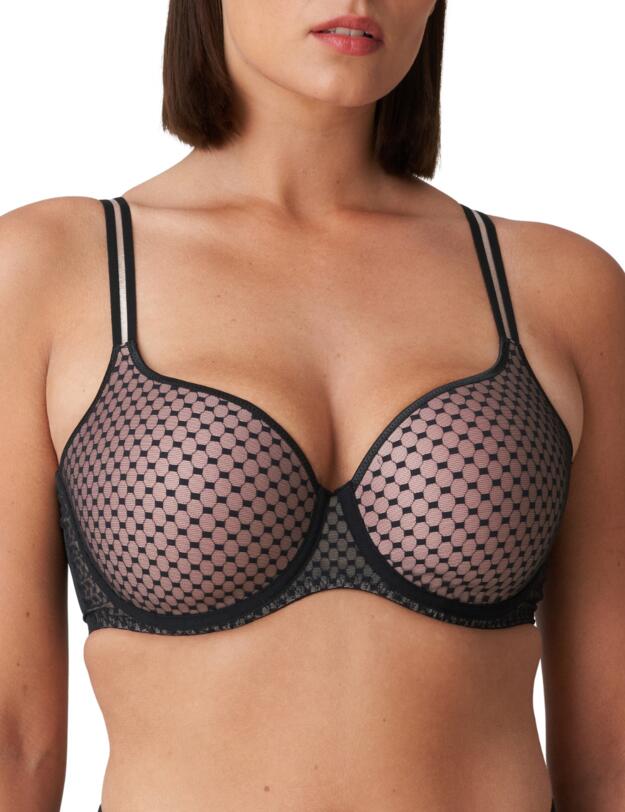 Prima Donna Twist Glass Beach Padded Heartshape Bra Black