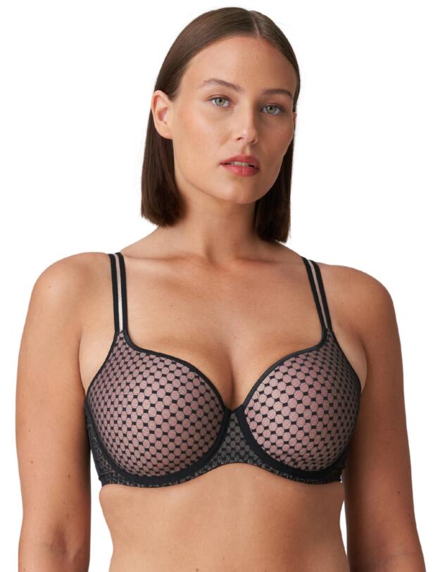 Prima Donna Twist Glass Beach Padded Heartshape Bra Black