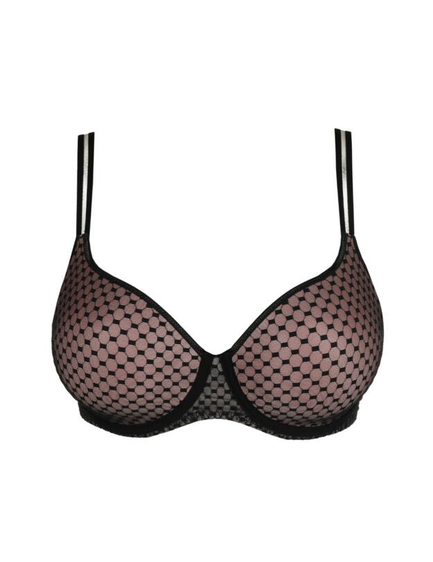 Prima Donna Twist Glass Beach Padded Heartshape Bra Black