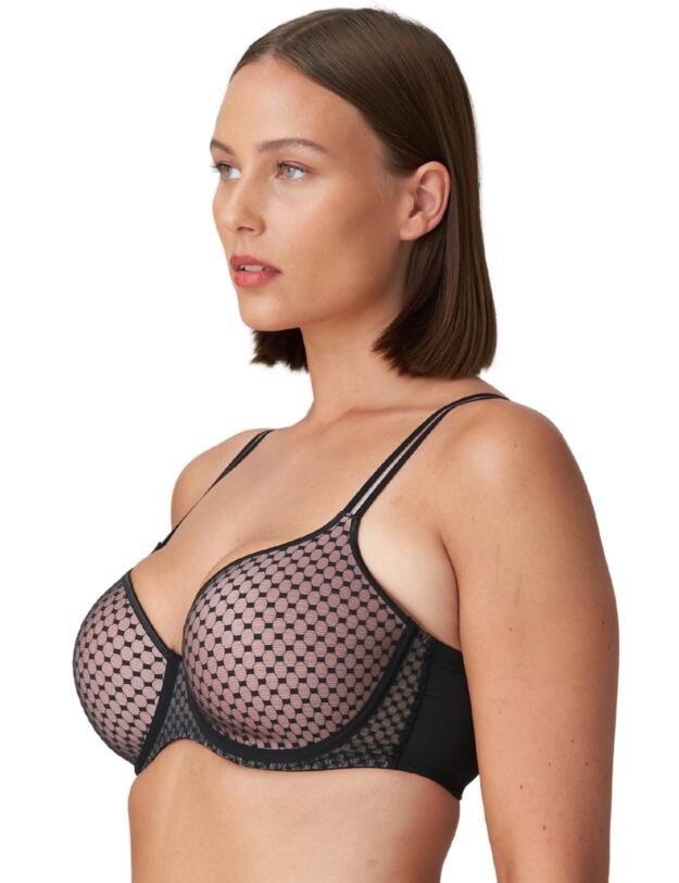Prima Donna Twist Glass Beach Padded Heartshape Bra Black