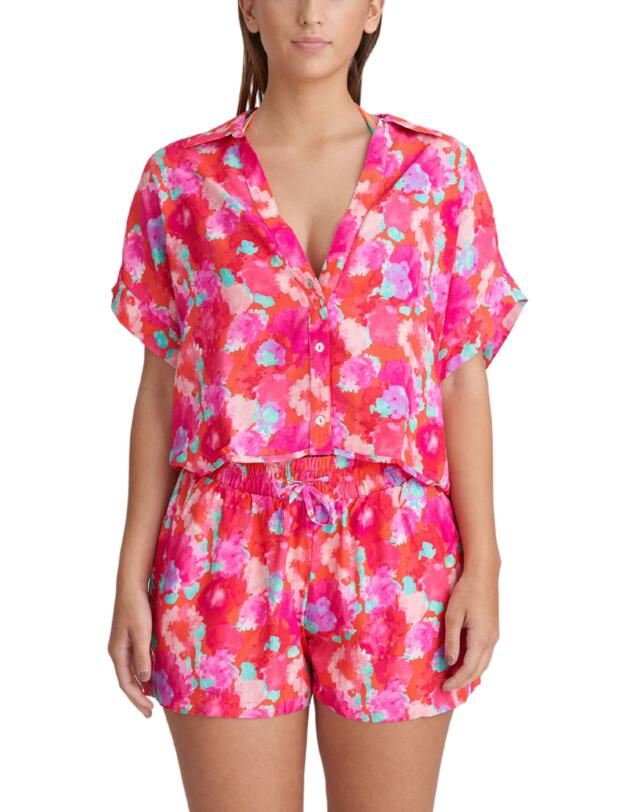 Marie Jo Apollonis Swimwear Beach Cover Up Set Neon Sunset