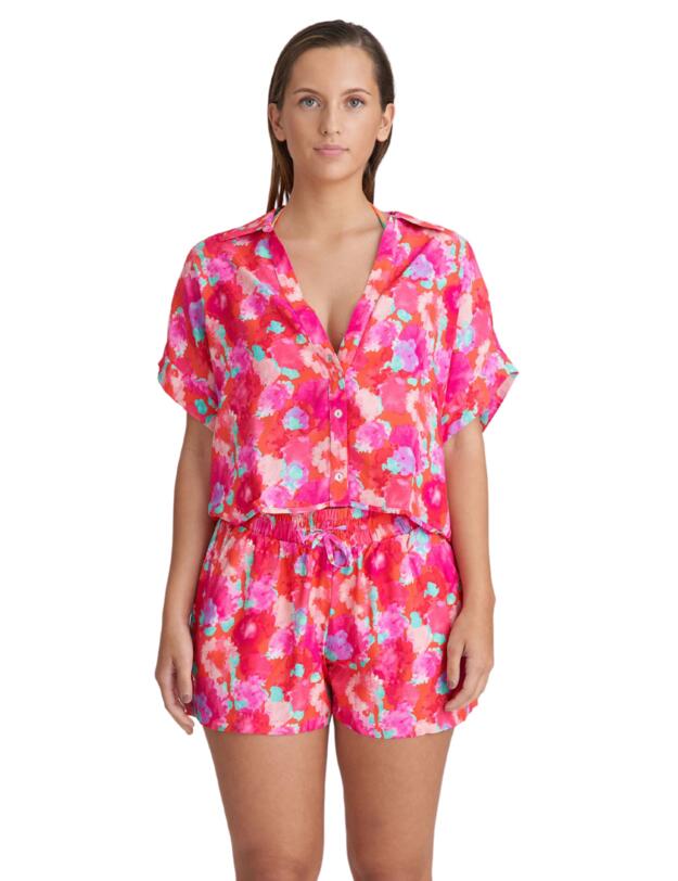 Marie Jo Apollonis Swimwear Beach Cover Up Set Neon Sunset