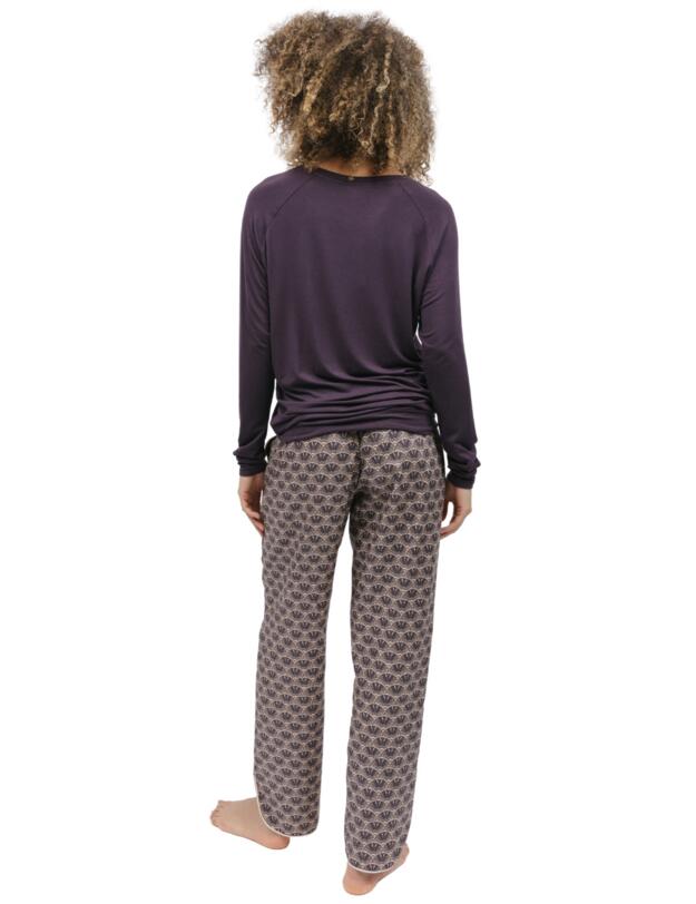 Cyberjammies Lana Jersey Pyjama Top Brown 