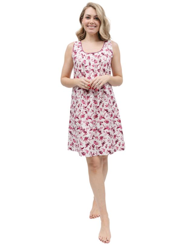 Cyberjammies Eve Chemise Cream Berry Print 