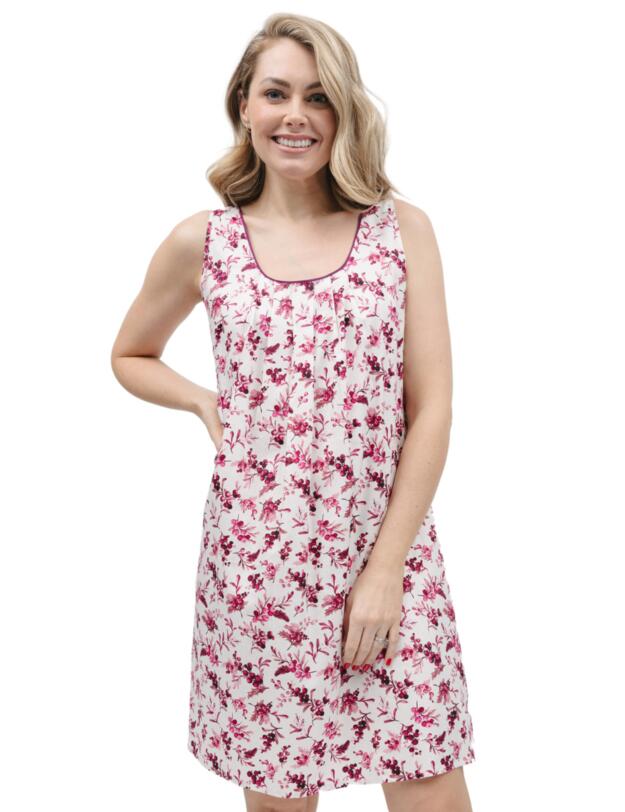 Cyberjammies Eve Chemise Cream Berry Print 