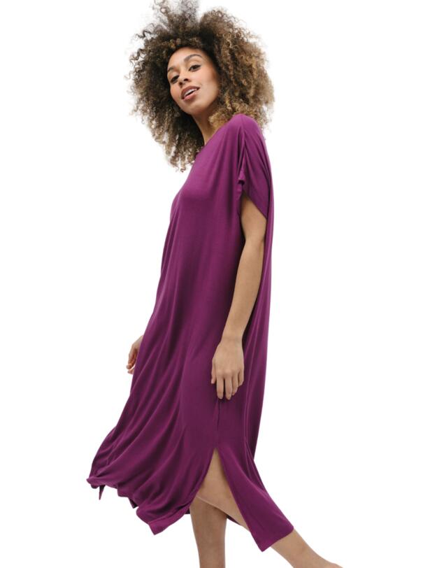 Cyberjammies Eve Jersey Nightdress Magenta 