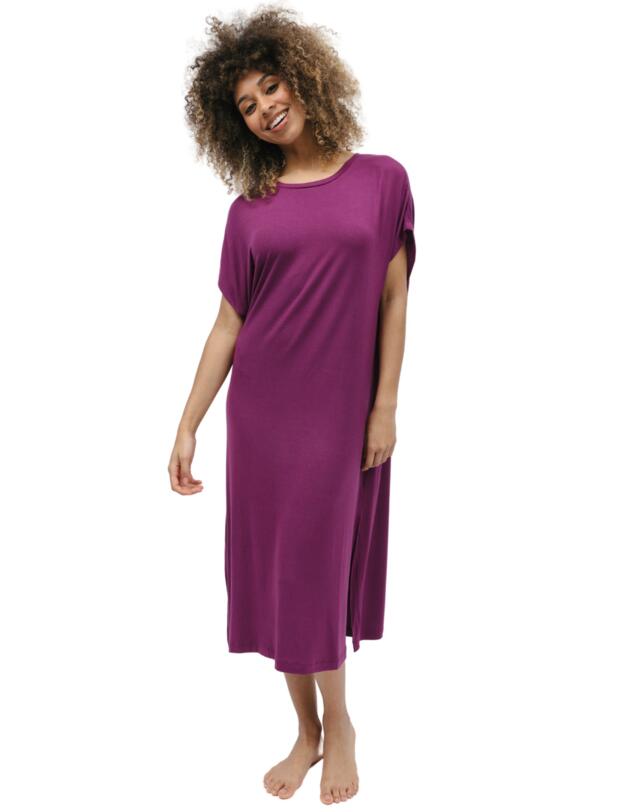 Cyberjammies Eve Jersey Nightdress Magenta 