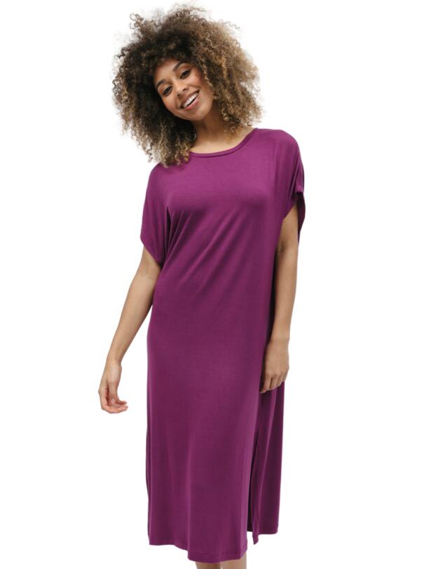 Cyberjammies Eve Jersey Nightdress Magenta 