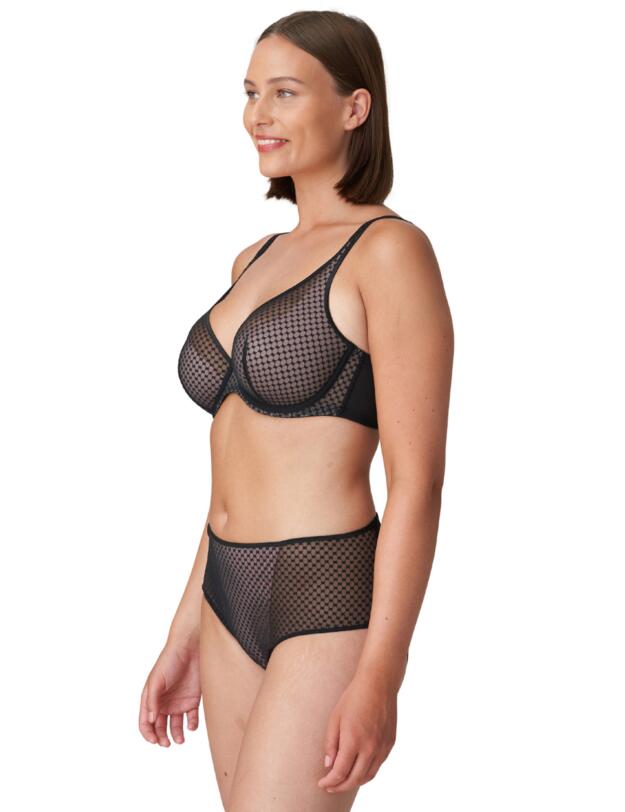 Prima Donna Twist Glass Beach Full Briefs Black